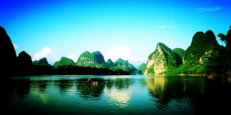 桂林漓江陽朔、大榕樹月亮山、劉三姐大觀園、