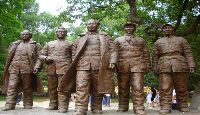 延安棗園、南泥灣、壺口、西安兵馬俑、華清宮